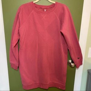 The Black Dog Pink Sweatshirt Dress